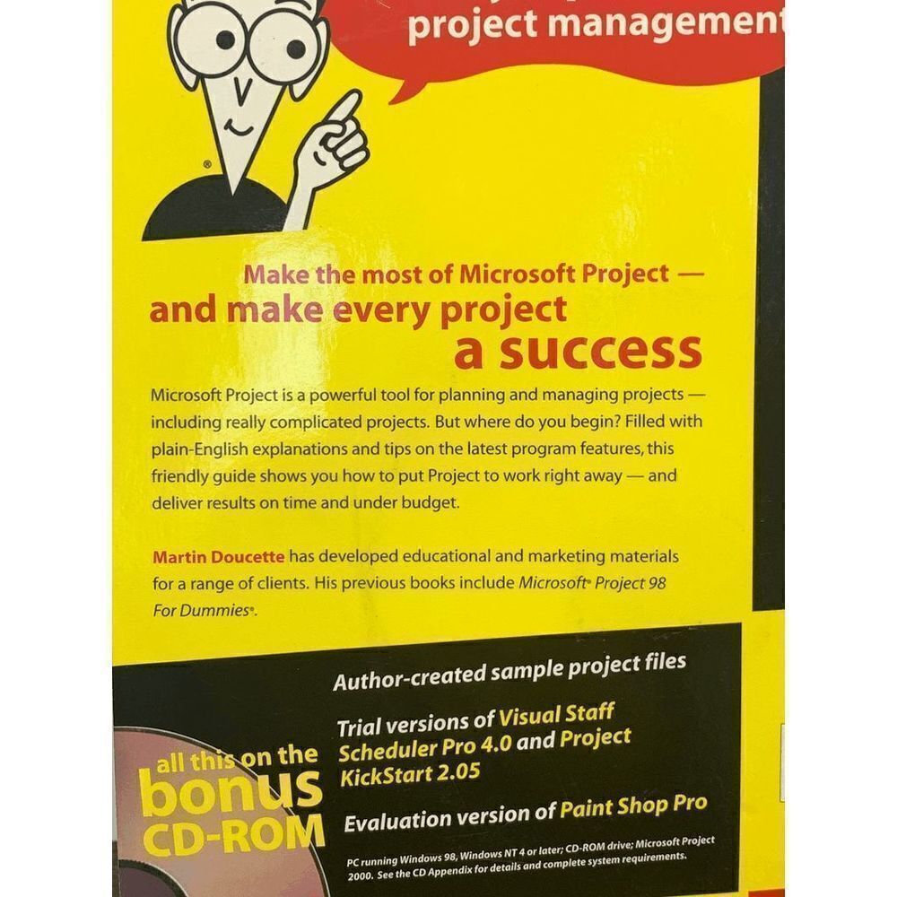 Microsoft Project 2000 for Dummies NWT Book - Picture 4 of 8